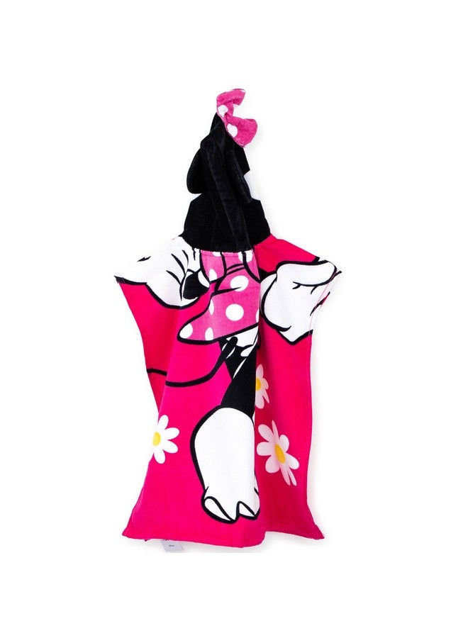 Jay Franco Disney Minnie Mouse 22" x 22" Hooded Poncho Bath/Beach Towel - Image 4