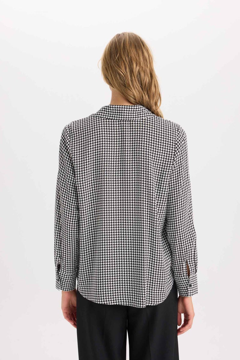 ديفاكتو قميص كم طويل قصة عادية - Image 5