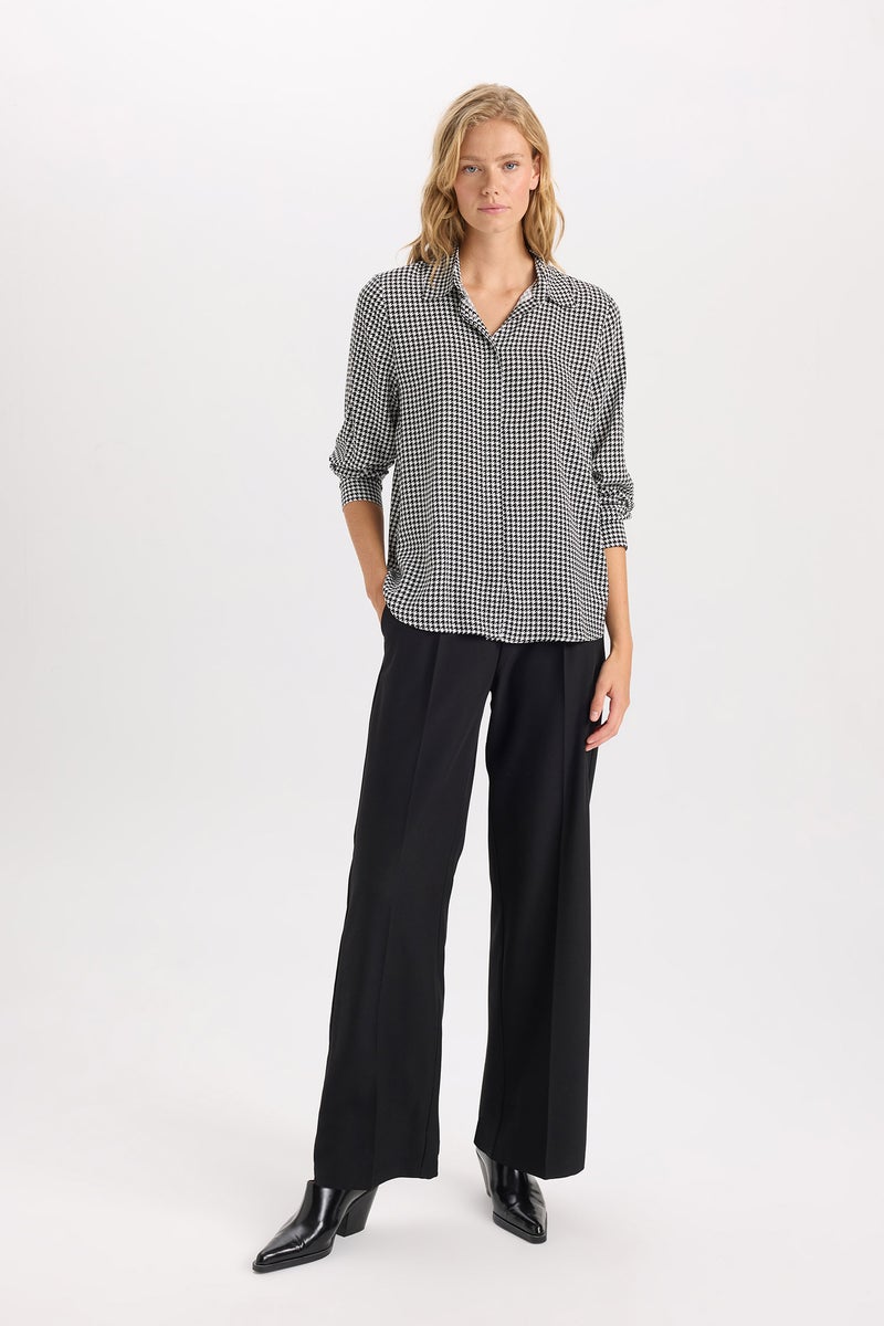 ديفاكتو قميص كم طويل قصة عادية - Image 2