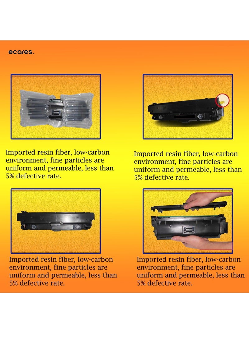 إيكاريس® خرطوشة حبر 410A CF412A متوافقة مع الطابعة MFP M452dn M452dw M452nw M477fdw M477fnw M477fdn M377dw (أصفر) - Image 3