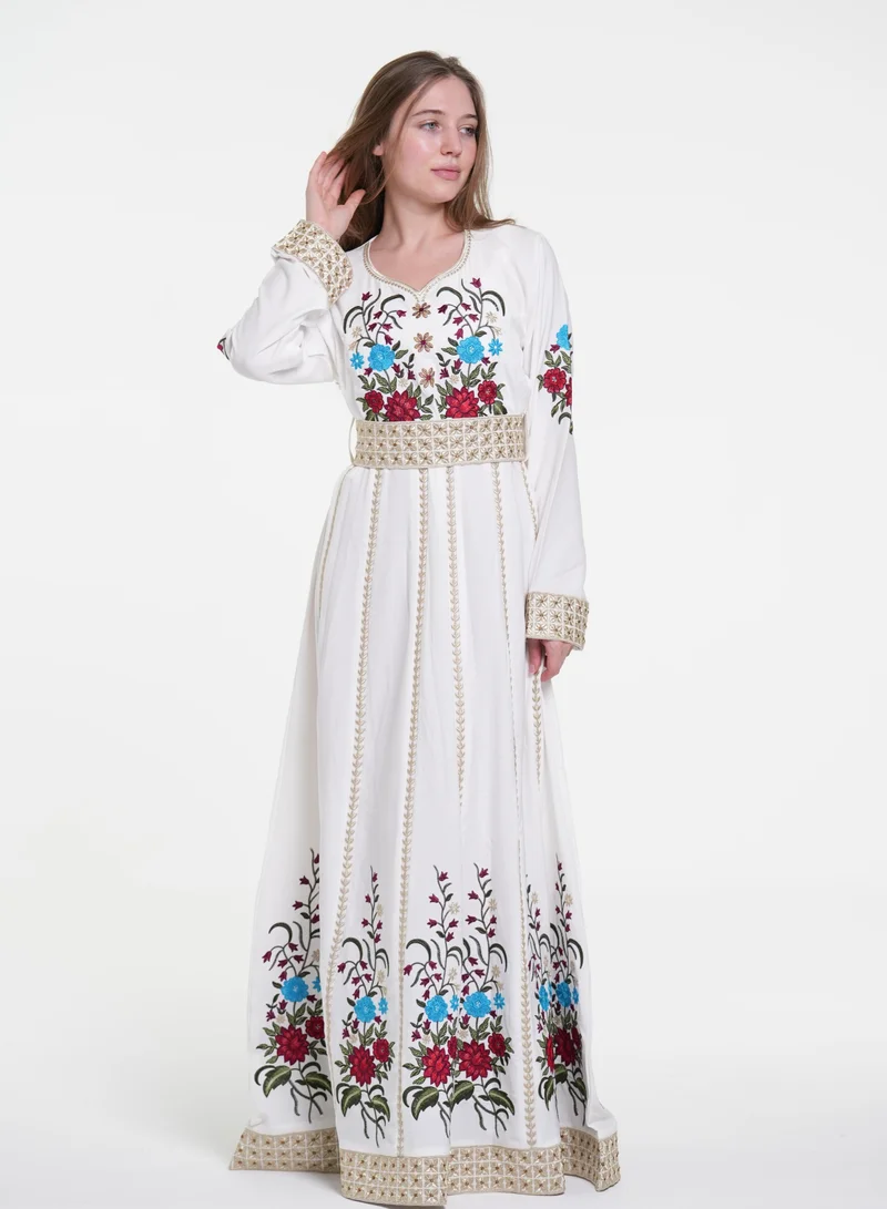 AL BENT AL SHARQIEH women embroidered jalabiya dress