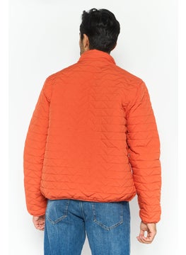 Men Quilted Puffer Jacket, Orange - pzsku/ZE8431E708D474FAF1739Z/45/_/1737728318/127f546f-e742-40dc-a8f8-05d722171662