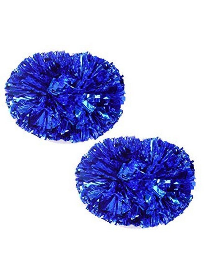 Kaku Fancy Dresses Cheerleading Pompom Use for Kids Dance Party/Sports Day - Blue, For Boys & Girls, Pack of 1 Pair