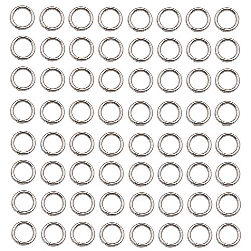 WOCRAFT 500 pcs Stainless Steel Split Rings Jump Rings Connector Rings for Jewelry Making Necklaces Bracelet Earrings Keychain DIY Craft 126087mm - Image 1
