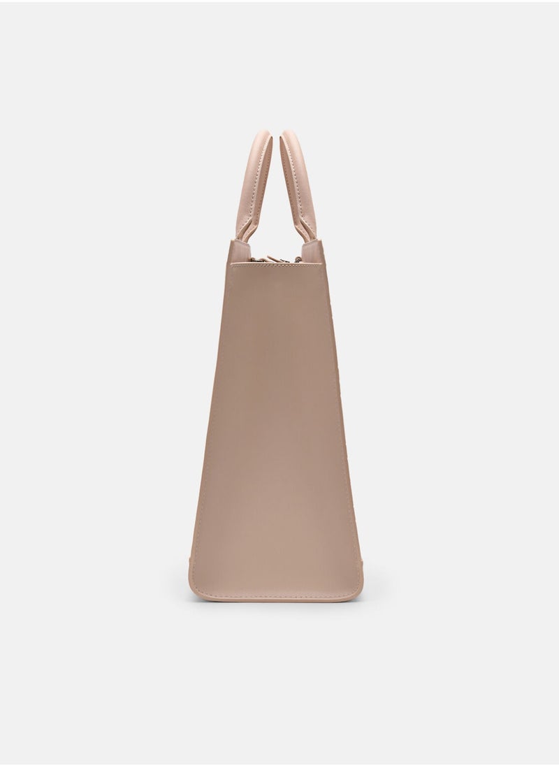 Pedro - Studio Leather Pixel Tote Bag - Image 1