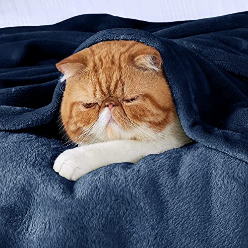 VAS COLLECTIONS Premium Plush Summer Single Bed Dohar/AC Blanket | 300 GSM Reversible Lightweight Cozy Soft for Bed, Sofa, Couch, Travel & Camping| 225x150 cm - Blue. - Image 5