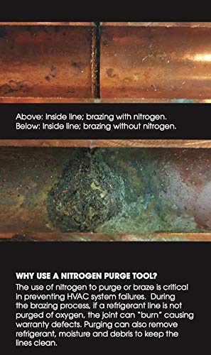 DiversiTech DP-1 Nitrogen Purge Tool, Essential HVAC Equipment for Air Conditioning System Maintenance, Durable Aluminum, Red - Image 2