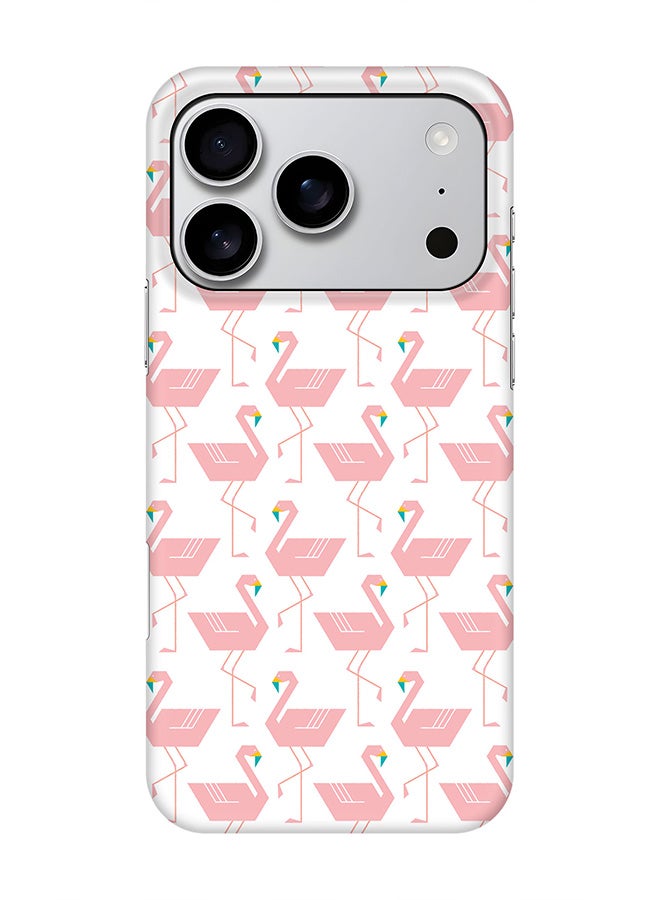 Stylizedd For iPhone 17 Pro,Case, [Compatible with MagSafe] Magnetic cover Slim fit Protection Matte, - Feminine Flamingos