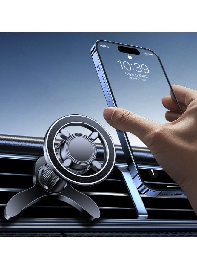 GALUIN 2026 Car Phone Holder - Magsafe Navigation Strong Magnetic Metal Air Vent Navigation Phone Holder Universal - Image 1