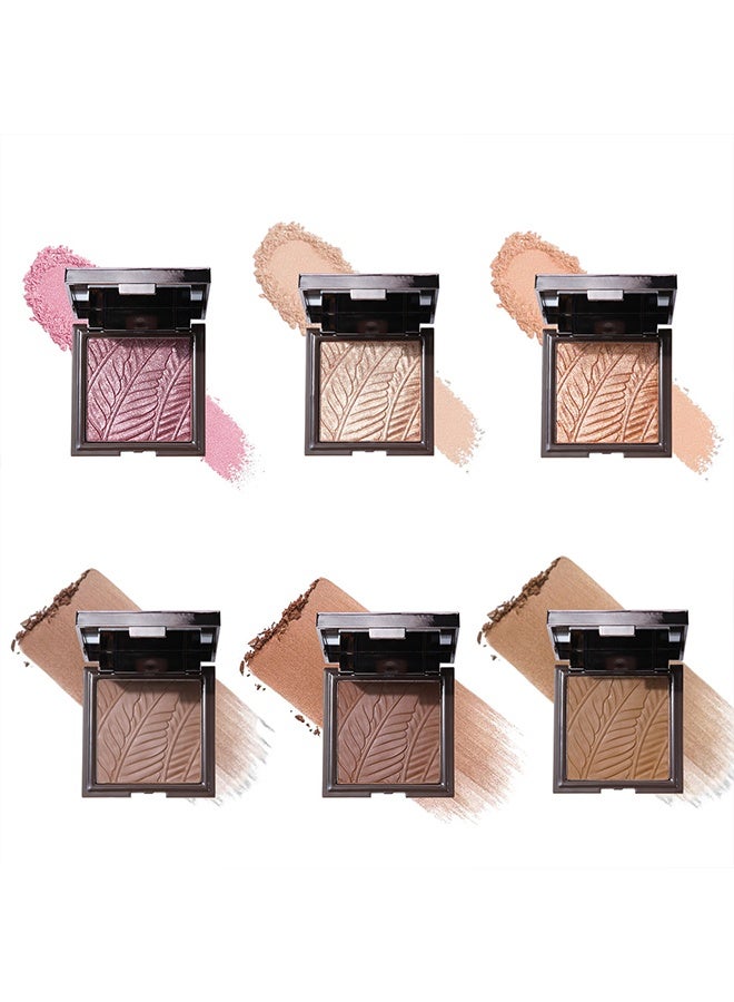 maffick Makeup Powder- Highlighting&Contouring, Metallic Finish&Matte Finish, Long-Lasting Makeup, Multi-Functional Makeup Powder, Natural Nude, Earthy Tones#02 - Image 5