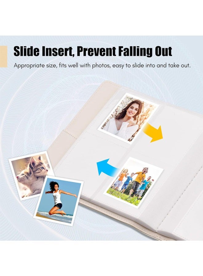 Hanayo 256 Pockets Mini Photo Album 2”x3” Films Photo Album Book for Fujifilm Instax Mini 11 90 70 50S 26 25 9 8+ 8 7S Instant Camera(White) - Image 5
