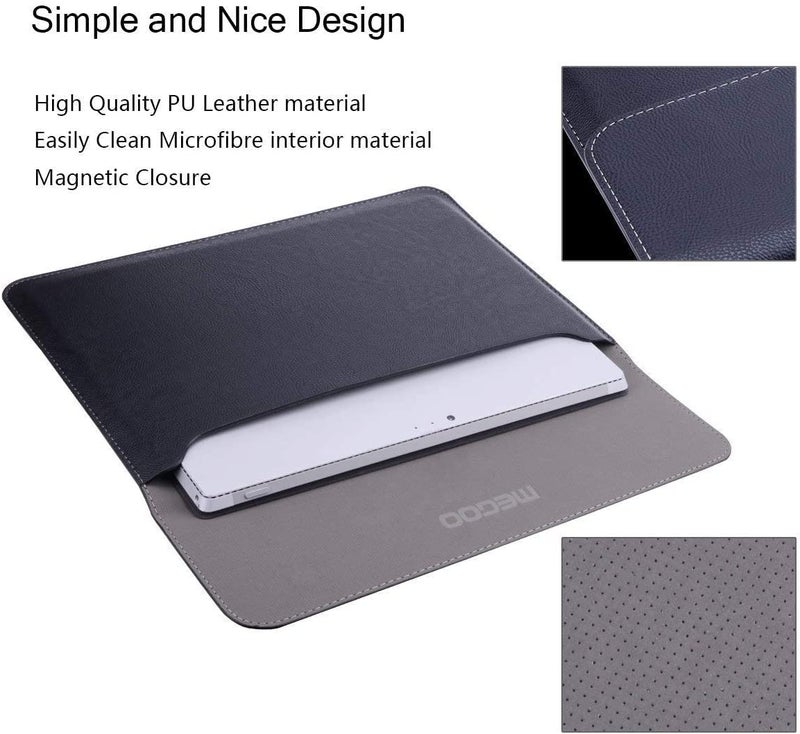 Megoo for Microsoft Surface Pro 9/ Pro 11 13 inch Protective Sleeve Bag,Compatible with Microsoft Surface Pro 10/ Pro 8/ Pro X-Black - Image 3