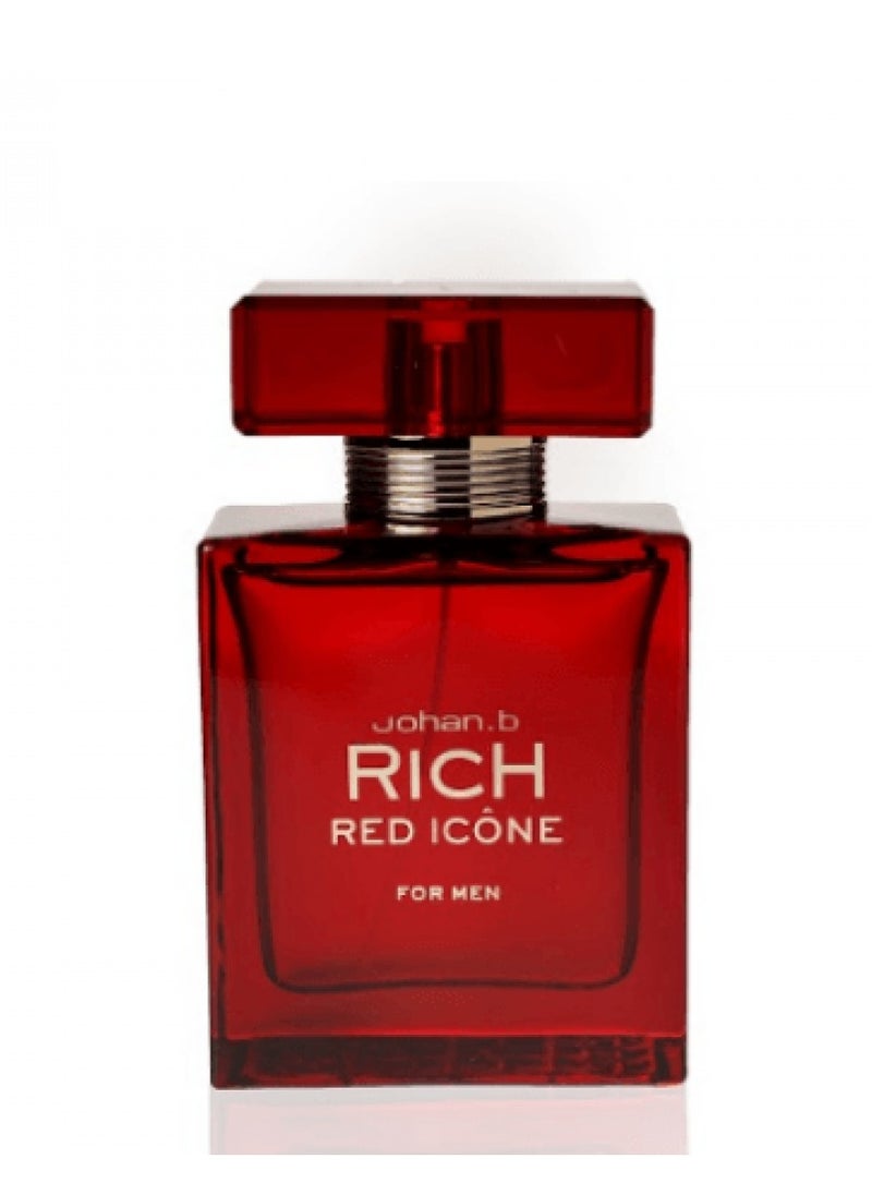 johan.b Johan By Rich Red Icon Eau de Toilette 90ml  - Image 1