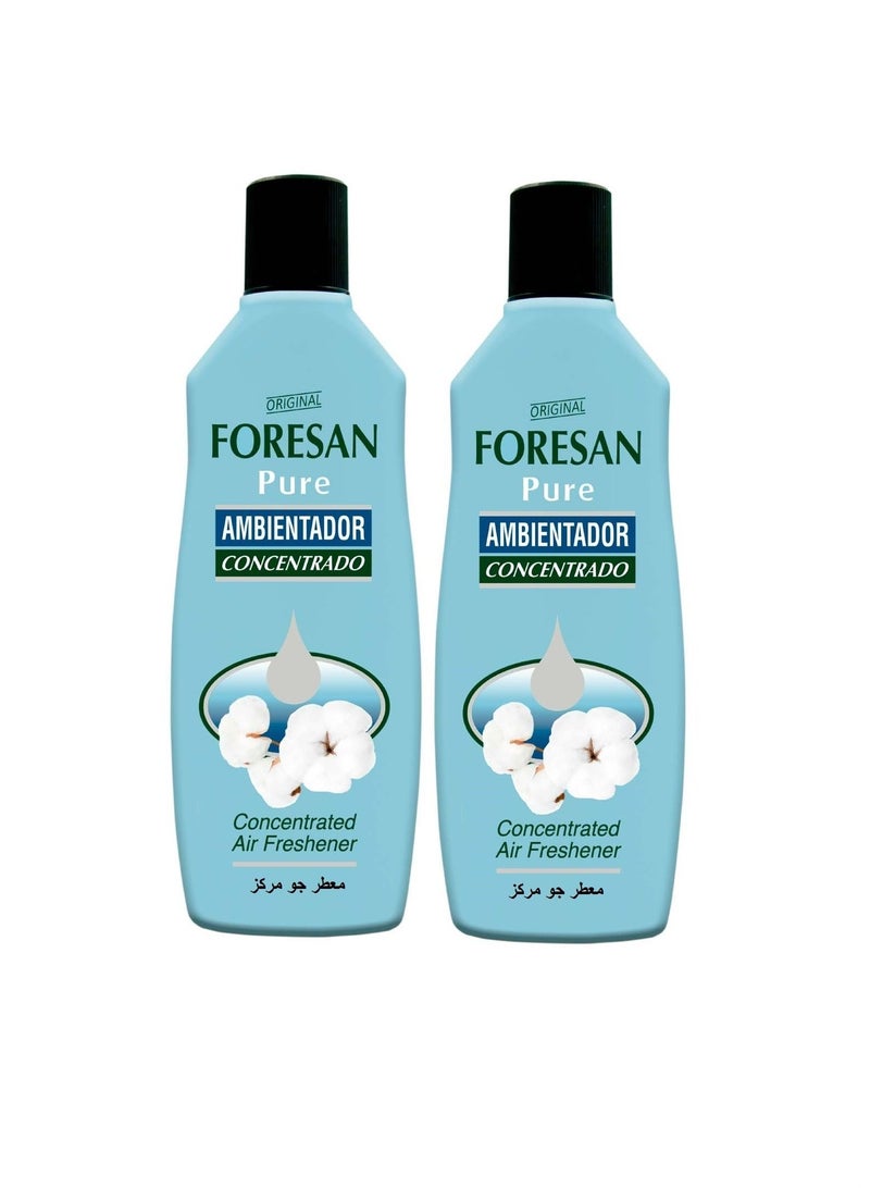 Generic 2 Bottles concentrated air freshener Pure 125 ml for bathrooms and all over the house  - Image 1