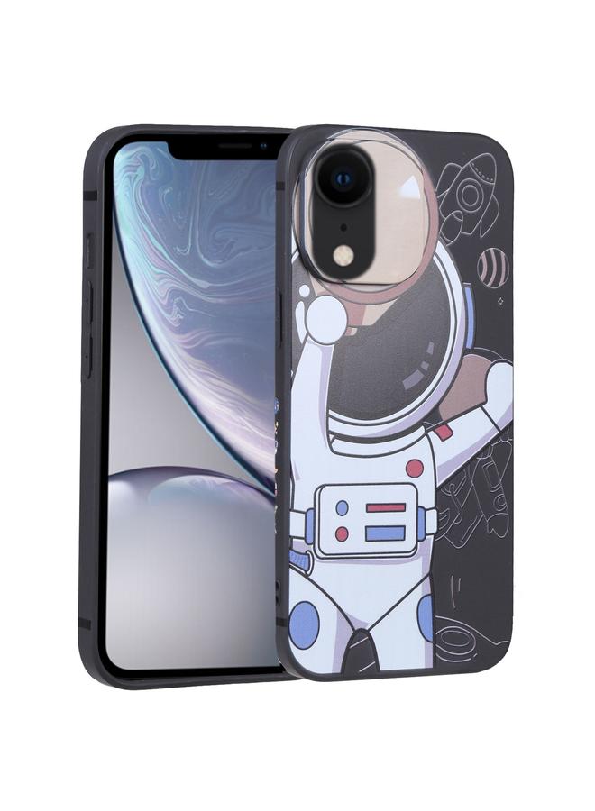 اس-توب جراب هاتف iPhone XR بتصميم مناظير رائد فضاء - Image 1