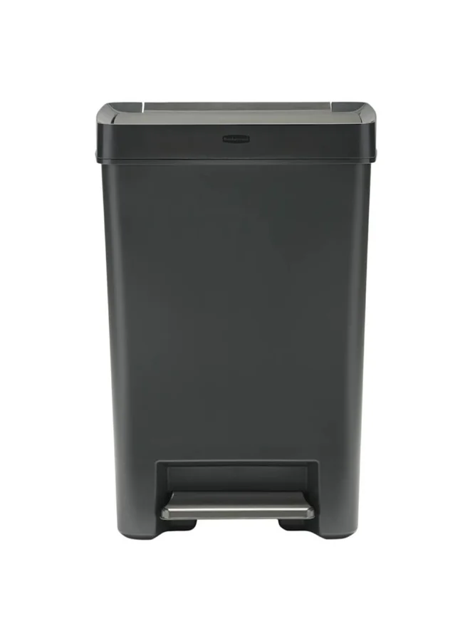 Rubbermaid Premier Series II Step-On Trash Can Grey 49 L 2120984
