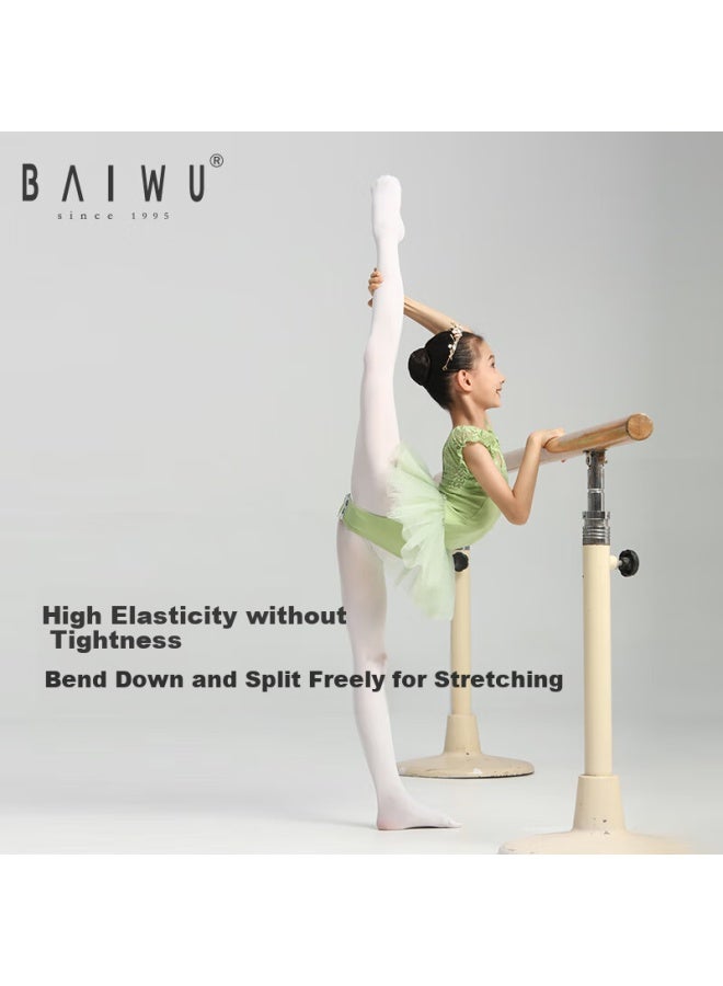 Kashiwawu Dance Garden Paiwu Dance Studio Paiwu Children's Dance Socks Girls Dance Special Digging Socks Girls 116230002-2.0 White L  - Image 3