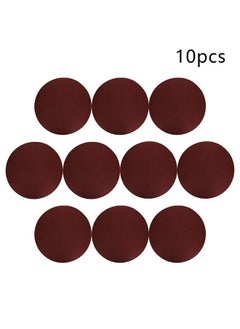 Hegebeck Hegebeck 10pcs PSA Sanding Discs, 10inch Self Stick Adhesive Back Aluminum Oxide Sandpaper, 120 Grit Sanding Paper for Wood Metal Polishing  - Image 4