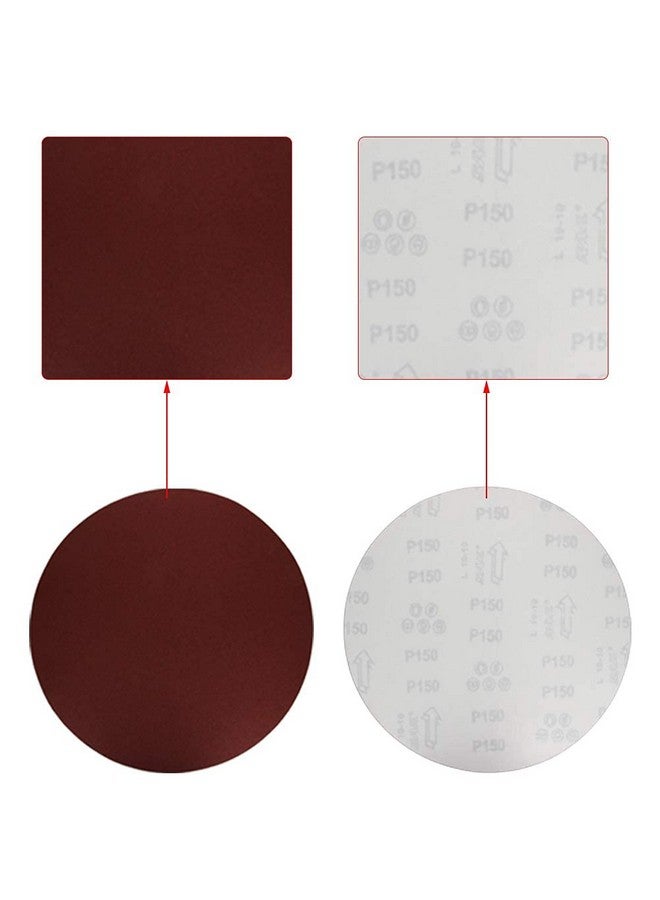 Hegebeck Hegebeck 10pcs PSA Sanding Discs, 10inch Self Stick Adhesive Back Aluminum Oxide Sandpaper, 120 Grit Sanding Paper for Wood Metal Polishing  - Image 3