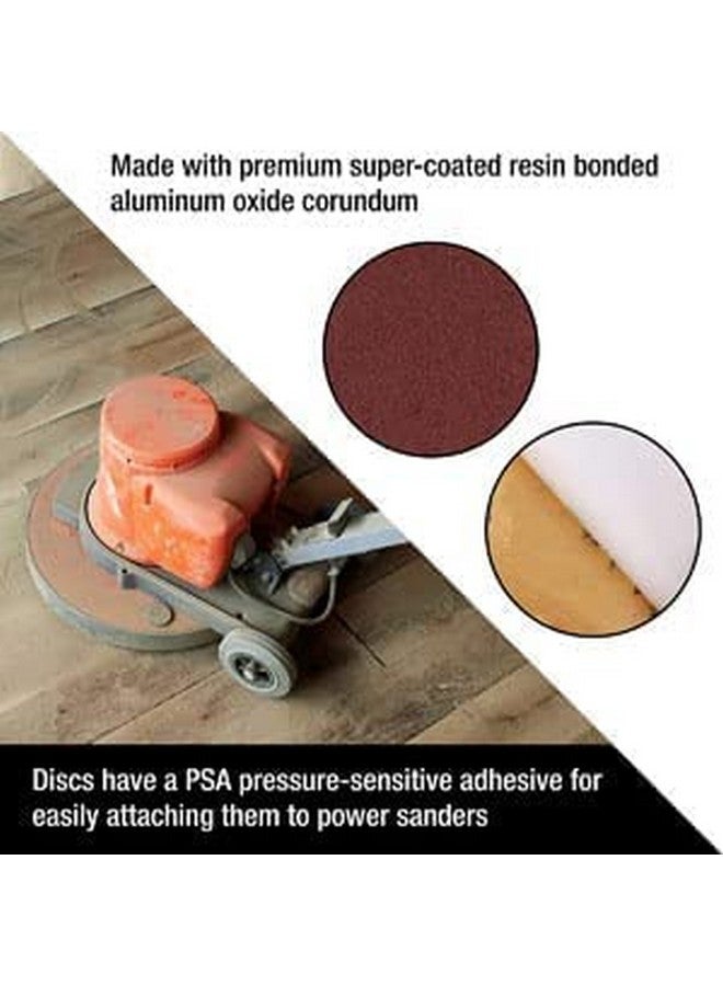 Hegebeck Hegebeck 10pcs PSA Sanding Discs, 10inch Self Stick Adhesive Back Aluminum Oxide Sandpaper, 120 Grit Sanding Paper for Wood Metal Polishing  - Image 5