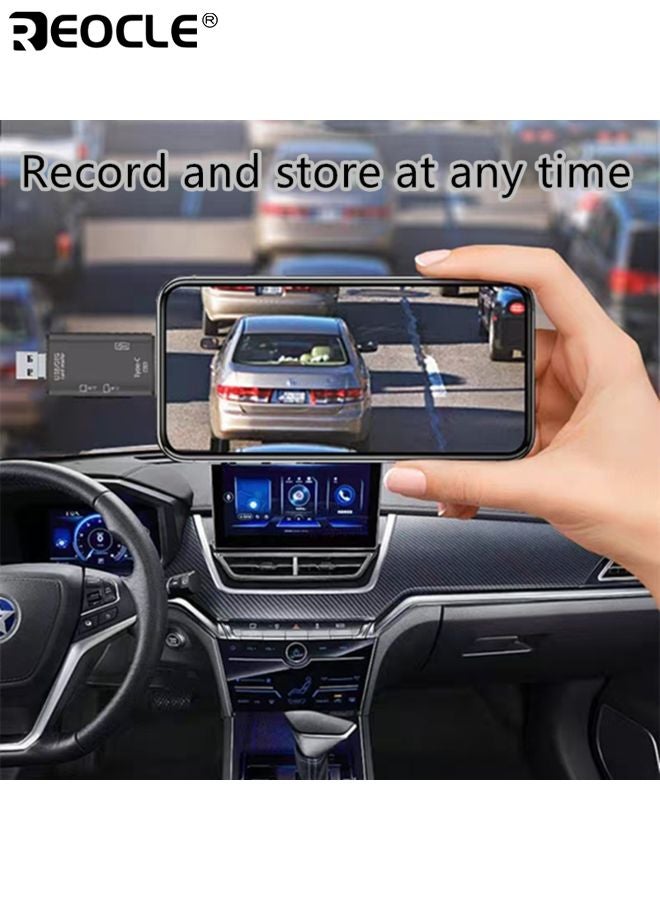 REOCLE 6-In-1 Multi-Functional OTG Card Reader SD TF Card Portable Data Transfer Machine USB Flash Drive Adapter for Mobile Phone Computer - Image 5