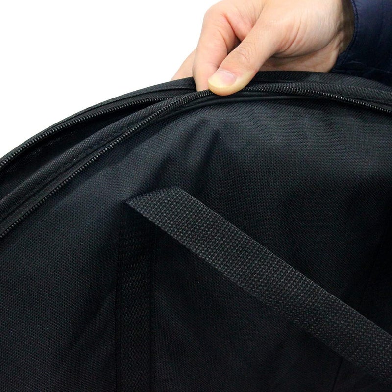 JACKAROOJOKER Jackaroo Joker Premium Round Board Game Carrying Bag, Black, Portable Storage Case with Hand 58 cm شنطة جاكارو مبطنة دائرية - Image 3