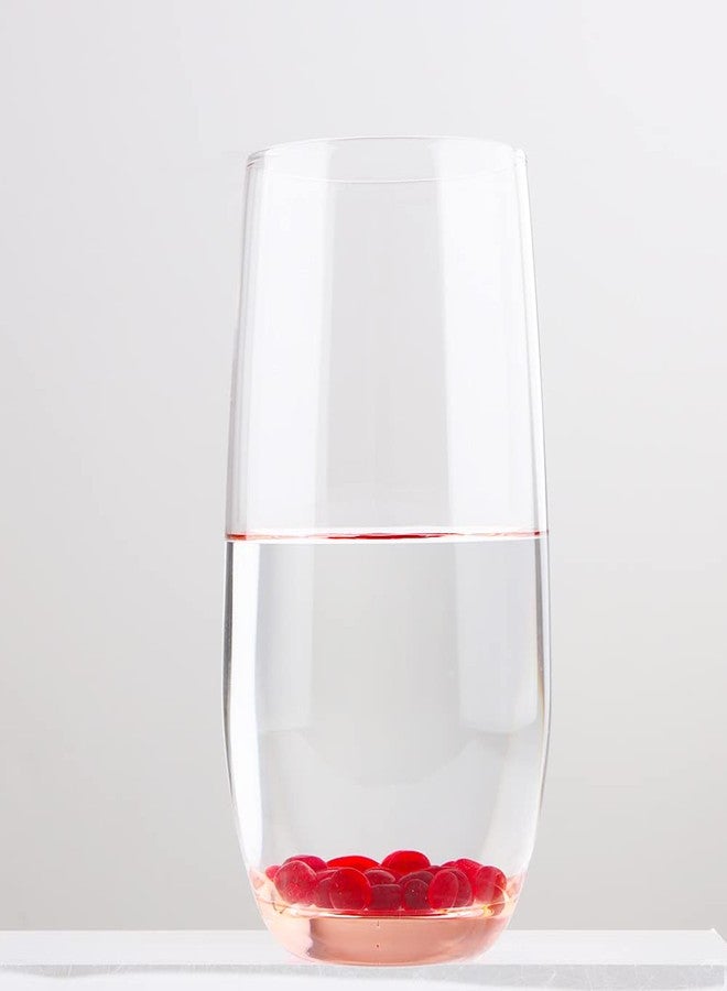 VTurboWay Aquarium Stone Ornament Red Glass Crystal Stone Fish Tank Gravel Decoration Fantasy DIY Fish Tank Hydroponic Plant Creative Decoration (A Pack of 150, Red) - Image 3