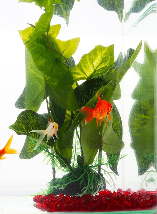 VTurboWay Aquarium Stone Ornament Red Glass Crystal Stone Fish Tank Gravel Decoration Fantasy DIY Fish Tank Hydroponic Plant Creative Decoration (A Pack of 150, Red) - Image 2