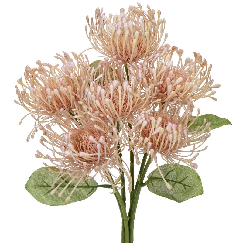 Briful 6PCS Chrysanthemum Artificial Flowers 4 Fake Spider Mums Spring Flowers Large Faux Pincushion Flowers for Home Vase Table Centerpiece Wedding Bouquet Pink