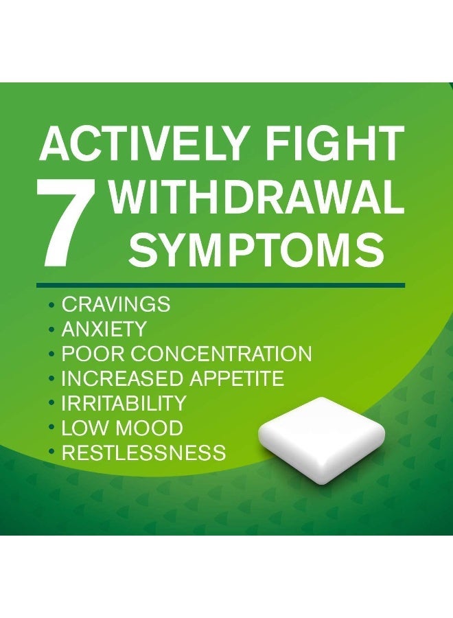 Nicorette Gum, Nicotine 2 Mg, Spearmint Flavor, 105 Count - Image 2