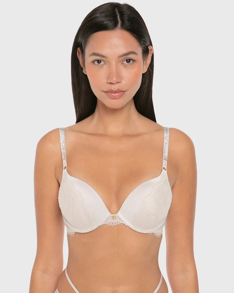 ايسلا اند ايفي Isla & Evie Luxe Fashion Double Push up Plunge Bra