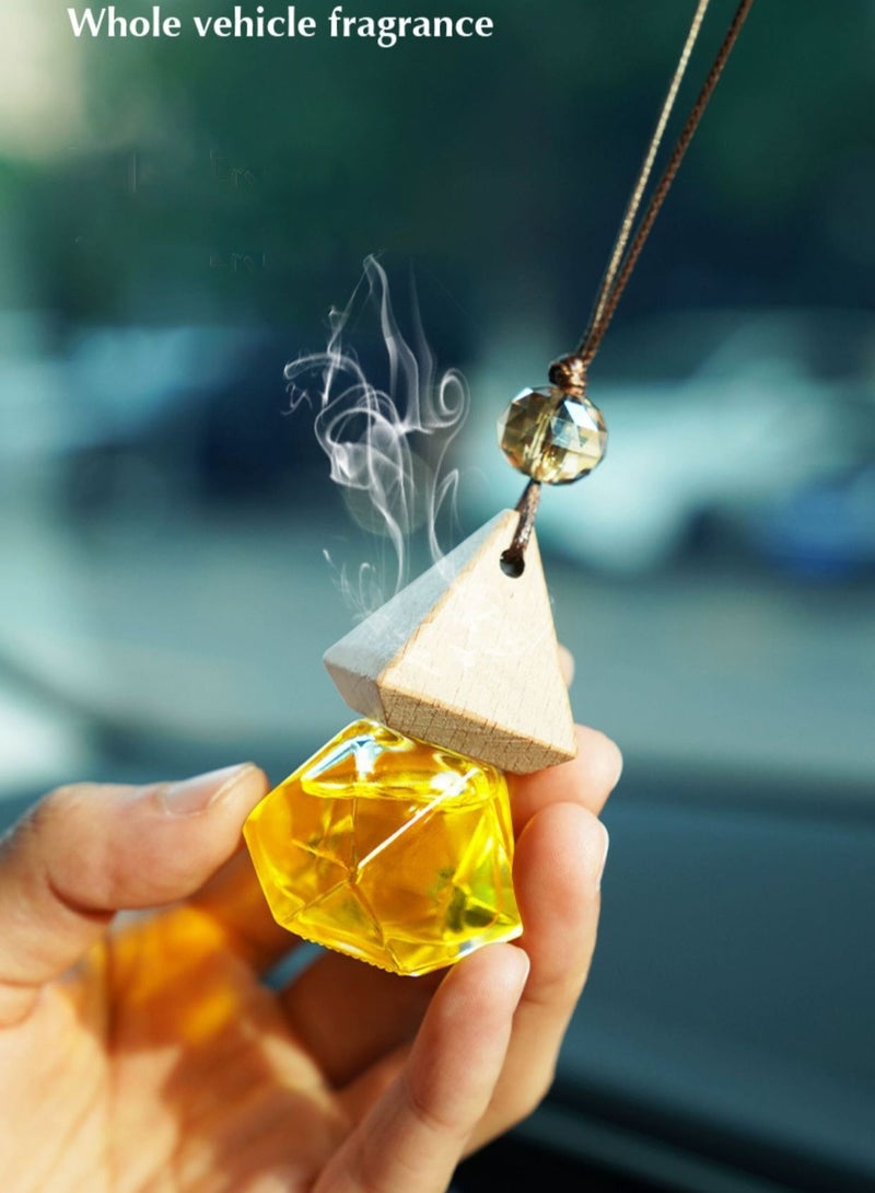 JSDUN Car Perfume Pendant, High-End Long-Lasting Light Fragrance, Car Interior Accessories, Aromatherapy Ornaments, Essential Oil Pendant - Image 5
