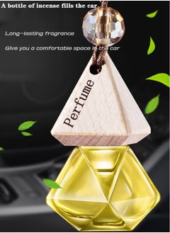JSDUN Car Perfume Pendant, High-End Long-Lasting Light Fragrance, Car Interior Accessories, Aromatherapy Ornaments, Essential Oil Pendant  - Image 2