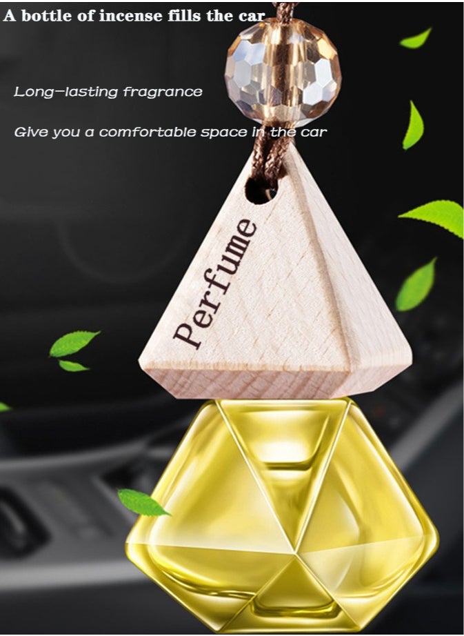 JSDUN Car Perfume Pendant, High-End Long-Lasting Light Fragrance, Car Interior Accessories, Aromatherapy Ornaments, Essential Oil Pendant  - Image 2