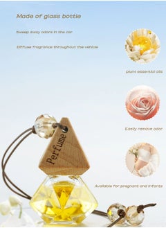 JSDUN Car Perfume Pendant, High-End Long-Lasting Light Fragrance, Car Interior Accessories, Aromatherapy Ornaments, Essential Oil Pendant  - Image 4