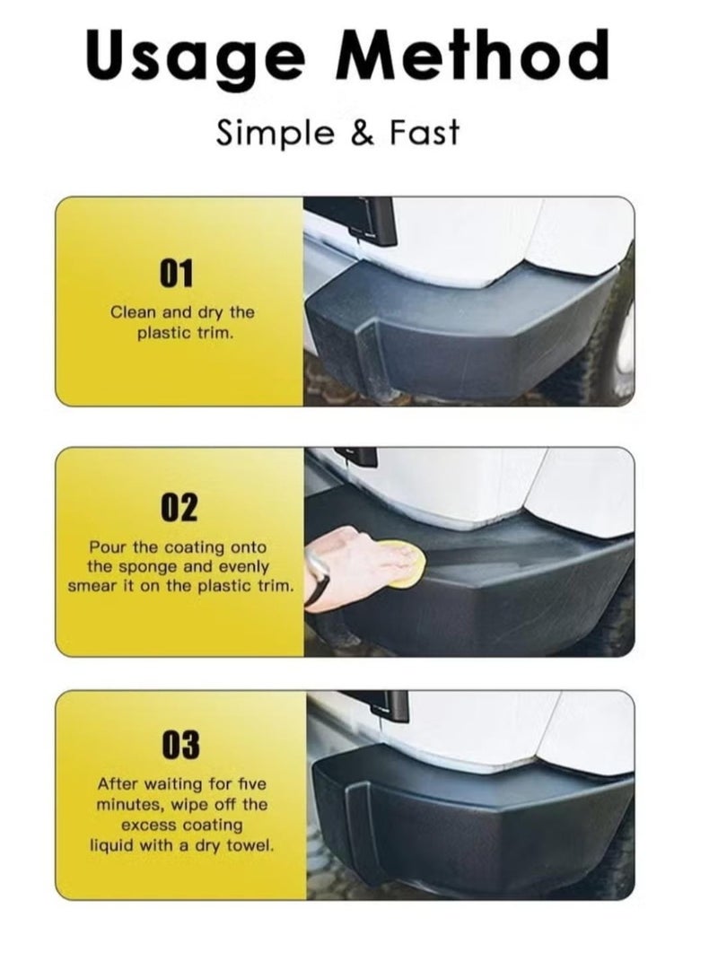 نورا ملمع ومجدد بلاستيك السيار ة يعيد اللمعان الطبيعي ويجدد المظهر الخارجي والداخلي 250 مل - Image 5