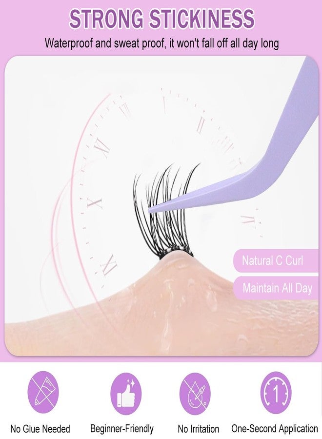 ماي كرييت مجموعة رموش صناعية ذاتية اللصق من MAYCREATE®، 120 قطعة، لا حاجة للغراء، رموش طبيعية خفيفة، رموش لاصقة قابلة لإعادة الاستخدام، مناسبة للمبتدئين والعيون الحساسة، للاستخدام اليومي. - Image 4