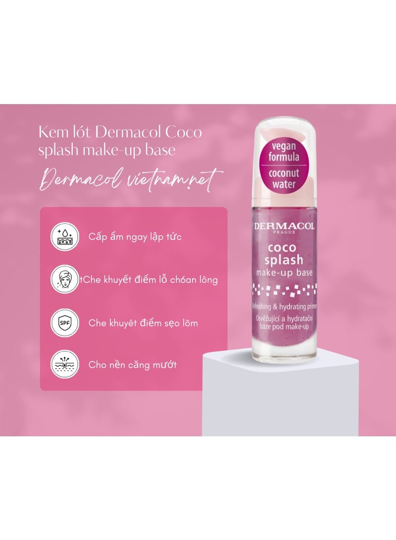 Dermacol Coco Splash Makeup Base Refreshing & Hydrating Primer 20ml - Image 2