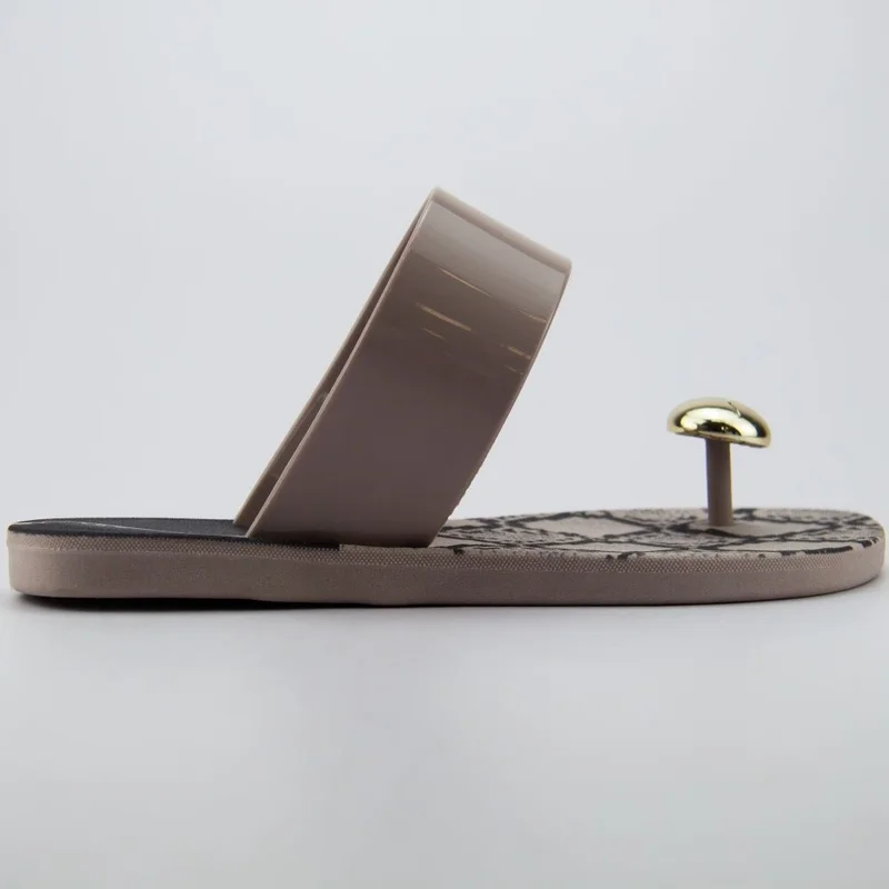 فويسيز Voices Women'S Flip Flops, Look Ball Animal - 005.00013, Color - Beige