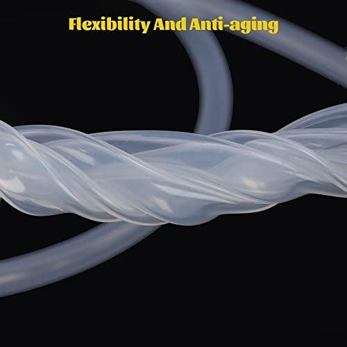 Eastrans 3/4" ID Silicone Tubing, Food Grade 3/4" ID x1" OD Flexible Pure Silicone Hoses High Temp for Home Brewing,5 Feet Length - Image 4
