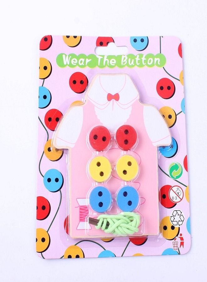 Children's handmade toys, woven and button game toys  - Image 1