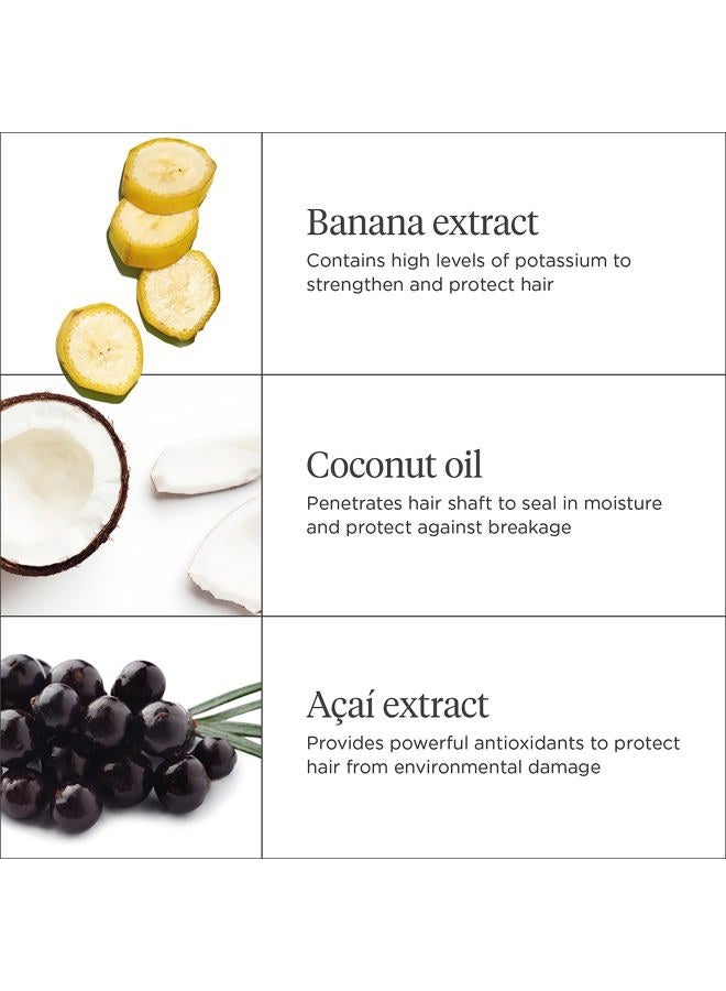 Briogeo Superfoods Banana + Coconut Hair Pack, Replenish Dull, Dry Hair and Supports Healthy Hair and Scalp, Moisturizing for All Hair Textures, Hydrating Cleanse, Vegan, Cruelty-Free, 2 x 12.5 fl oz - Image 3