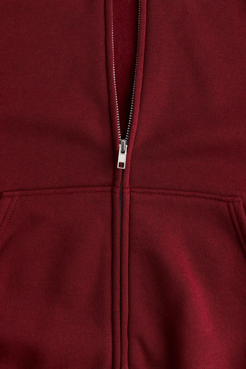 H&M Oversized zip-through hoodie