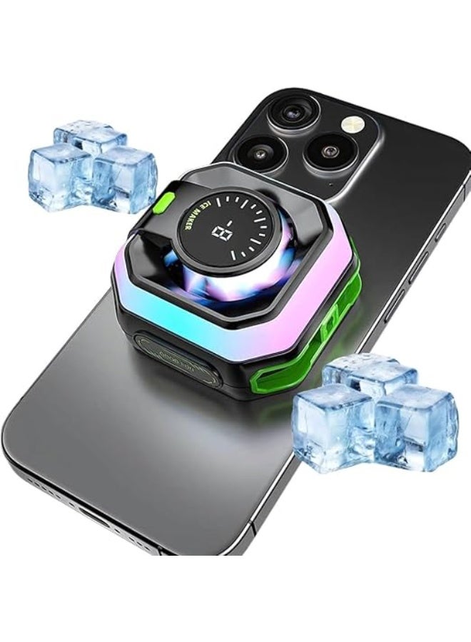 Funcooler JS86 Mobile Phone Cooler with AI Technology, Three-Level Temperature Control, Dual-in-One Holder (Clip/Magnet), Compatible with 6.5-inch Phones, Low Noise Semiconductor Cooling. - Image 3