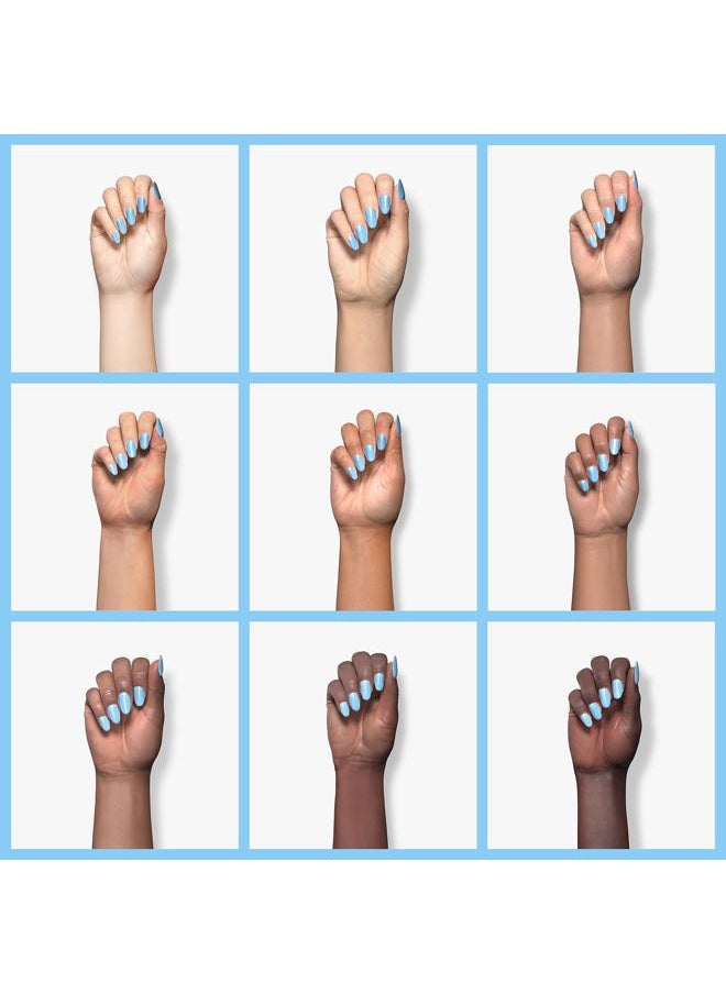 modelones - Blue Gel Nail Polish, 15 ML 1 Pcs Blue Color Summer Gel Polish Soak Off LED Sky Blue Nail Polish Sea Bule Gel Professional Salon Nail Art Manicure at Home DIY Gift for Holidays - Image 1