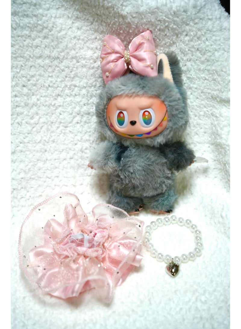 Labubu The Monsters Clothes - Labubu Outfit, Chic Style Set for Labubu Dolls, 17cm Doll Clothes Suitable for Labubu Dolls Accessories  - Image 3