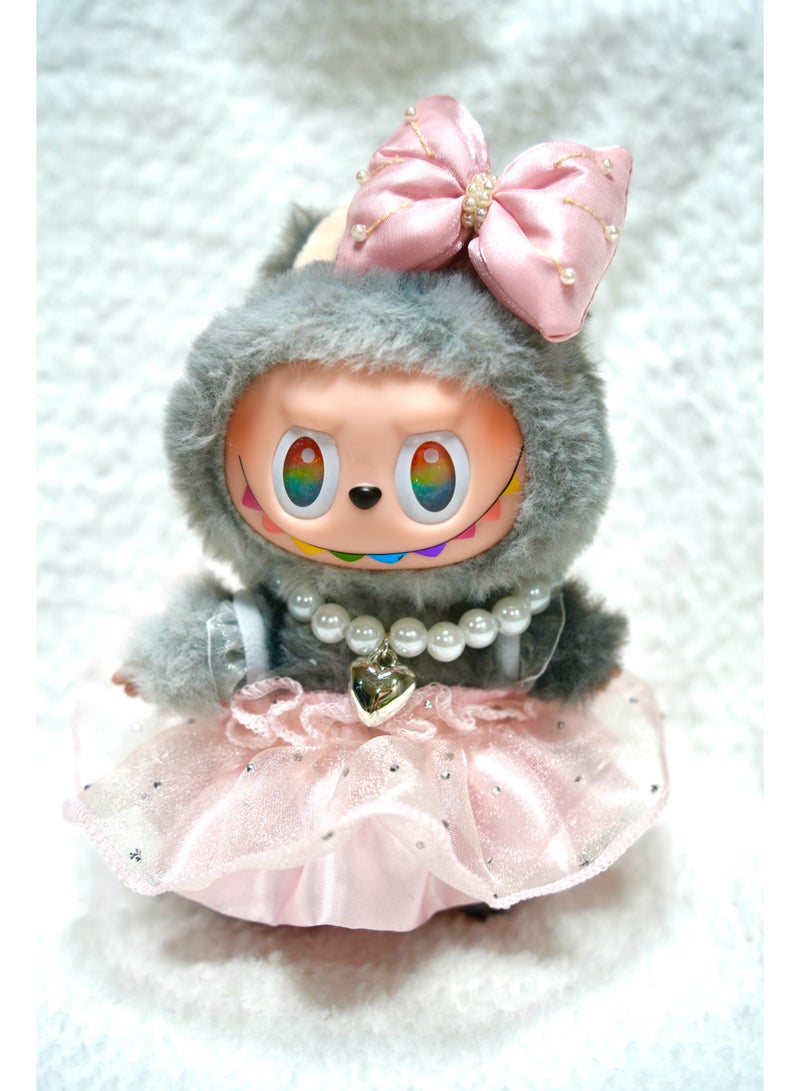Labubu The Monsters Clothes - Labubu Outfit, Chic Style Set for Labubu Dolls, 17cm Doll Clothes Suitable for Labubu Dolls Accessories  - Image 1