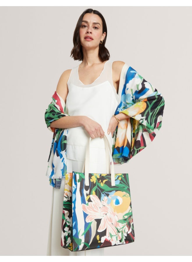 Ted Baker Floral Bouquet Printed Large Icon Bag - Image 2