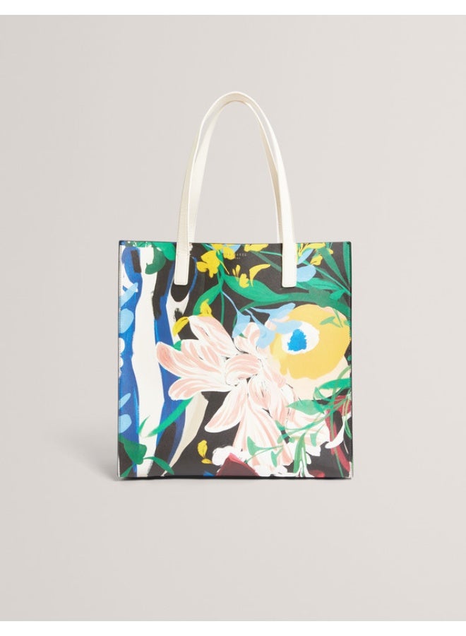 Ted Baker Floral Bouquet Printed Large Icon Bag - Image 1