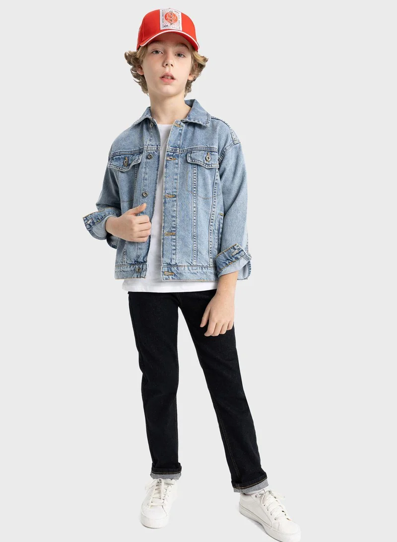 DeFacto  Boy Oversize Fit Jean Jacket  | Best Price UAE